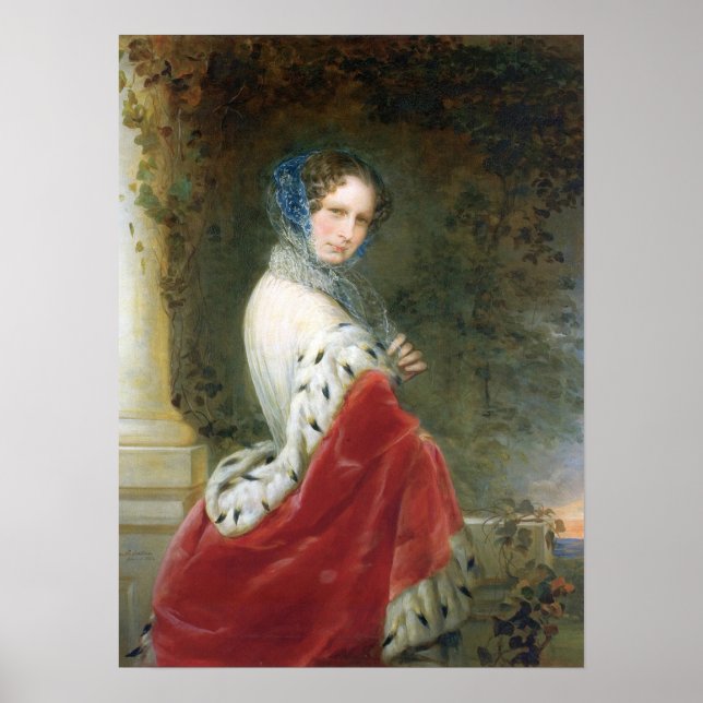 Poster Robertson - Alexandra (Charlotte De Prusse) 1852 (Devant)
