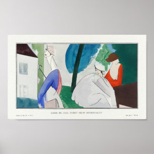 Poster Robes de Paul Poiret Selon Boussingault