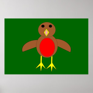 Poster Robin de Noël