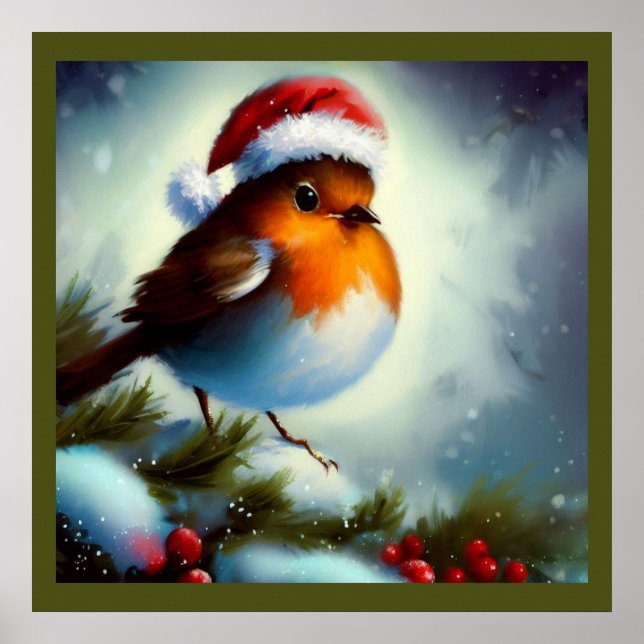 Poster Robin de Noël 3 (Devant)