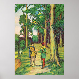 Poster Robin des Bois et Petit Jean