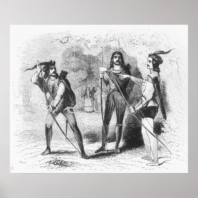 Poster Robin des Bois, Scarlet et John (Devant)