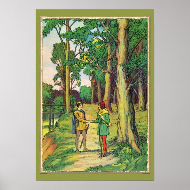 Poster Robin Hood Et Little John (Devant)