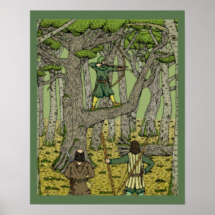 Poster Robin Hood in Sherwood Forest
