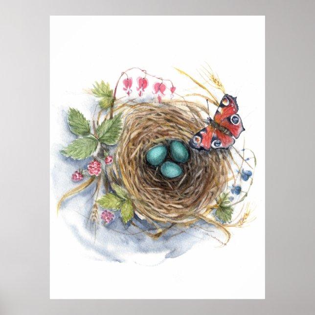 Poster Robin Nest (Devant)