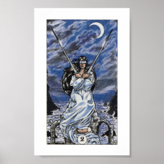 Poster Robin Wood Tarot - 2 of Swords