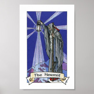 Poster Robin Wood Tarot - Major 09 The Hermit