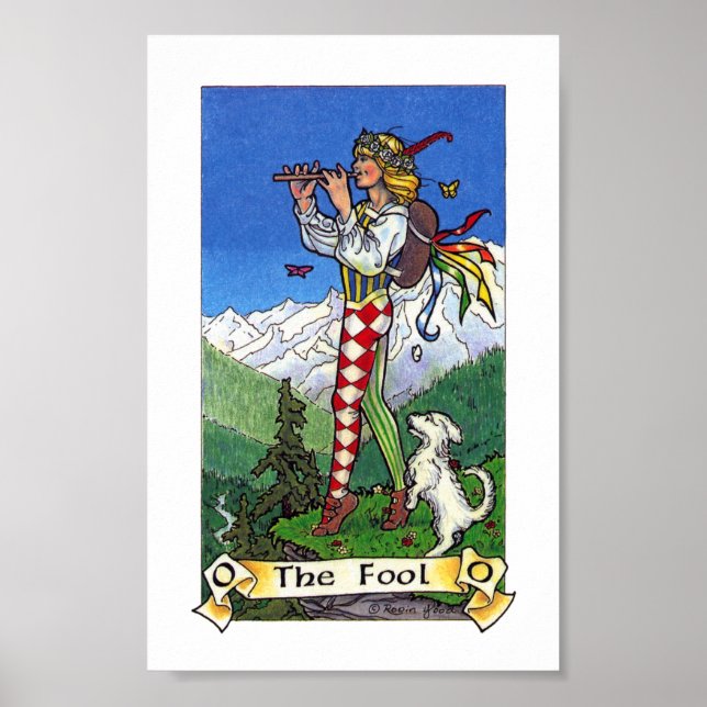 Poster Robin Wood Tarot - Major 0 - L'idiot (Devant)