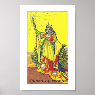 Poster Robin Wood Tarot - Queen of Wands