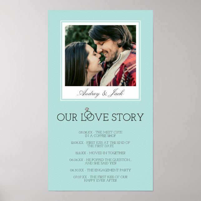 Poster Robin's Oeuf Blue Mariage Love Story (Devant)