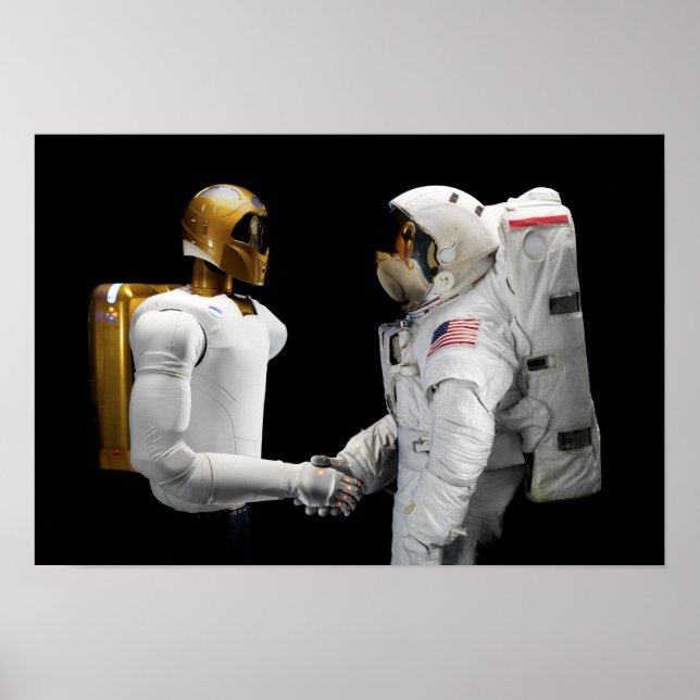 Poster Robonaut 2, un astronaute habile et dextérité, aid (Devant)