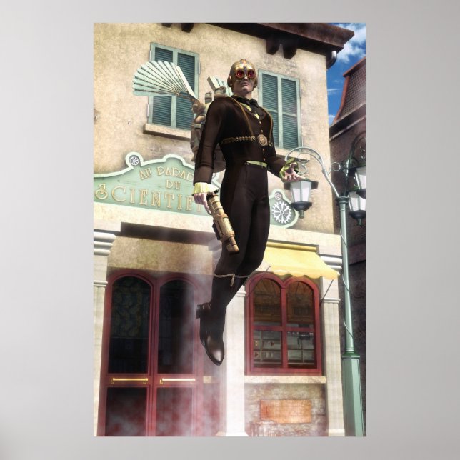 Poster Robot à vapeur (Devant)