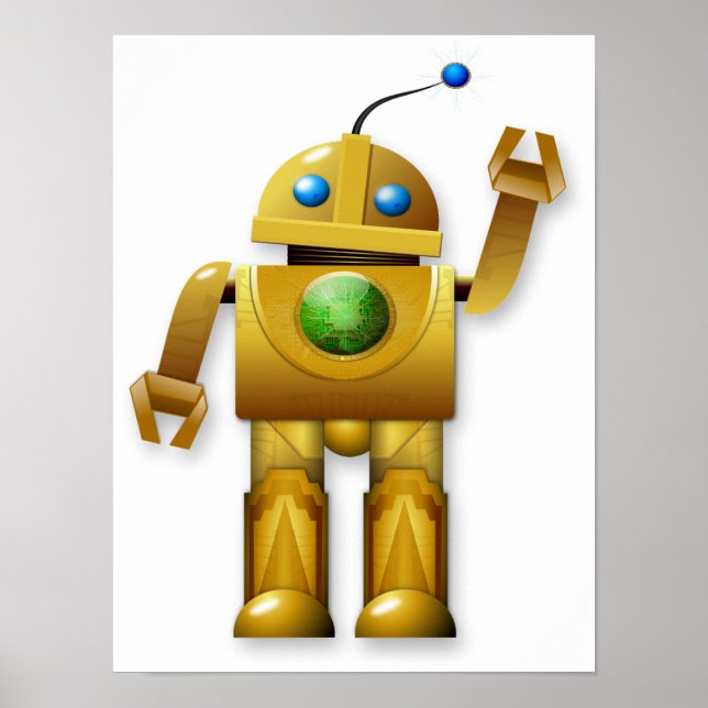Poster Robot convivial (Devant)