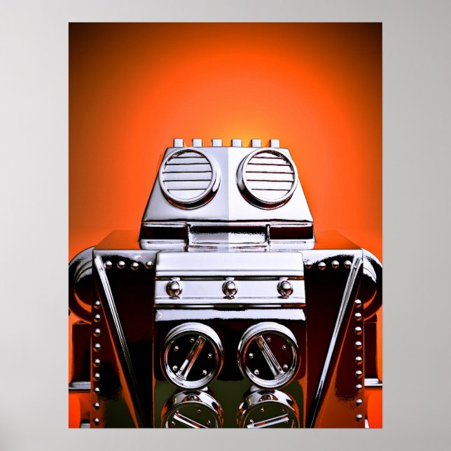 Poster Robot de jouet recadré 04 (Devant)