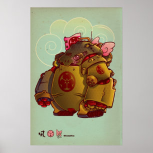 Poster robot du Japon