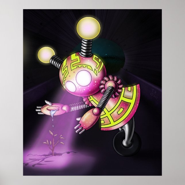 Poster Robot Fille (Devant)