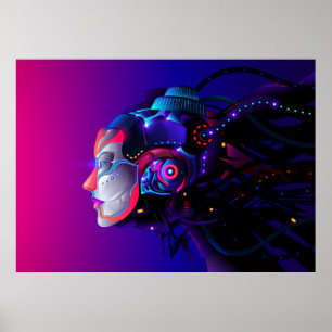Poster Robot puissant