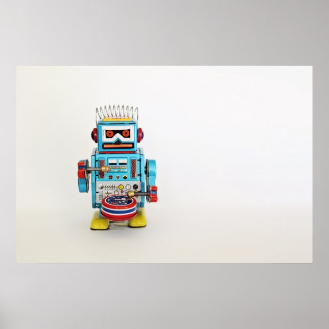 Poster Robot tambour (Devant)