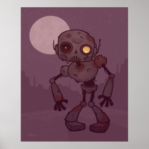 Poster Robot Zombie Rusty
