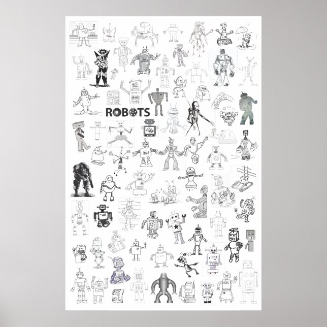 Poster Robots (Devant)
