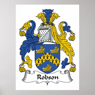 Poster Robson Family Crest