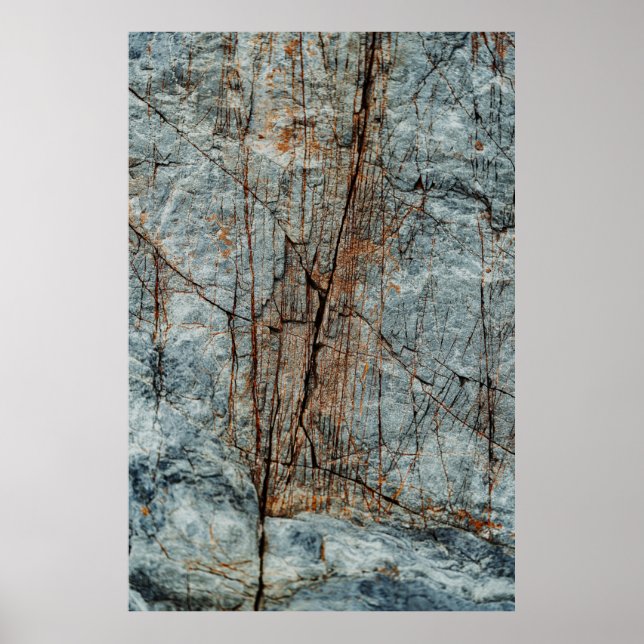 Poster Roche bleue (Devant)