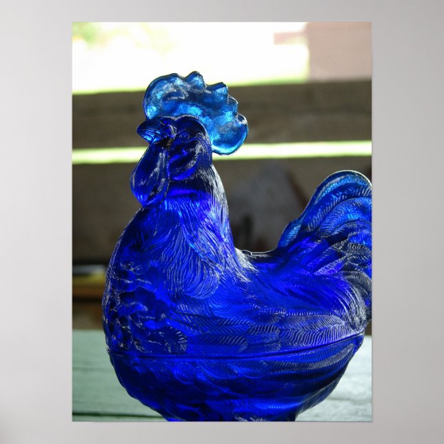 Poster Roche bleue (Devant)