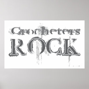 Poster Roche de Crocheters