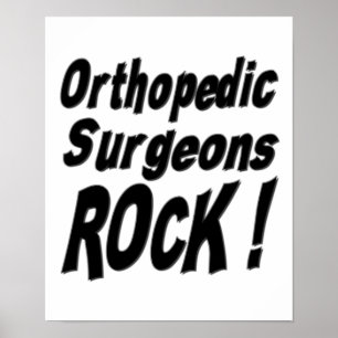 Poster Roche orthopédique de chirurgiens ! Copie