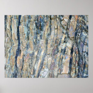 Poster Roche pliée au Parc National Olympique