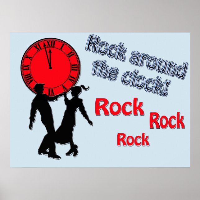 Poster Rocher autour de l'horloge Golden Oldies Titre de  (Devant)