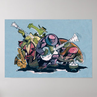 Poster Rocher de crocodile