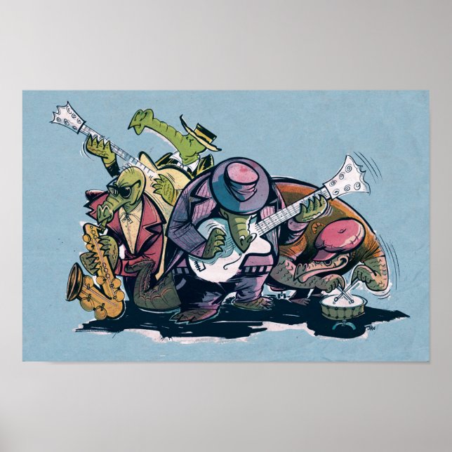 Poster Rocher de crocodile (Devant)
