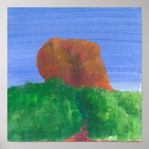Poster Rocher de Sigiriya