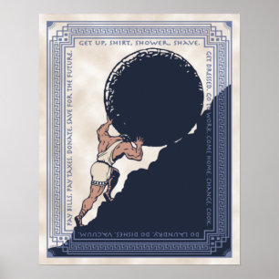 Poster Rocher de Sisyphus Mundane