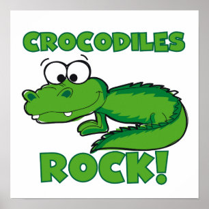 Poster Rocher des crocodiles