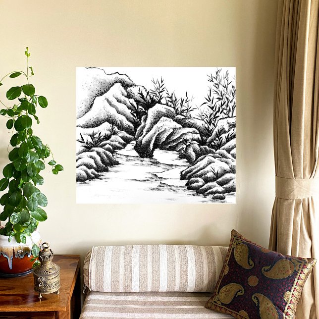 Poster Rochers (Créateur téléchargé)