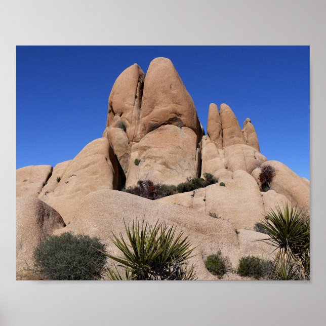 Poster Rochers au parc national Joshua Tree (Devant)