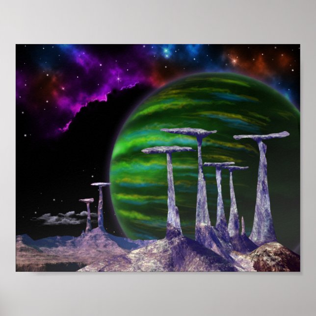 Poster Rochers de tour (10 x 8) (Devant)