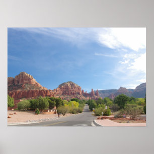 Poster Roches rouges de Sedona