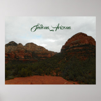 Poster Roches rouges naturelles de Sedona