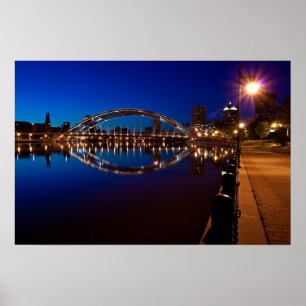 Poster Rochester et le pont Douglass-Anthony