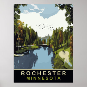 Poster Rochester, Minnesota, Parc, Voyage