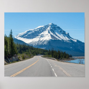 Poster Rocheuses canadiennes - Route 93 de l'Icefields Pa
