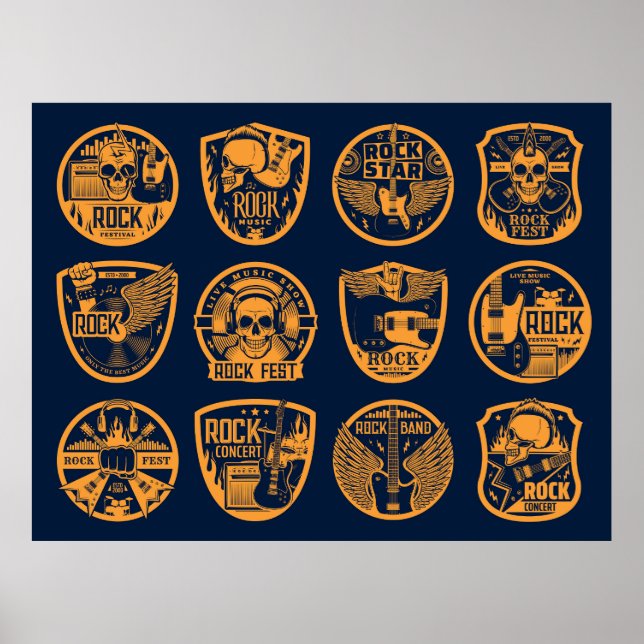 Poster Rock (Devant)