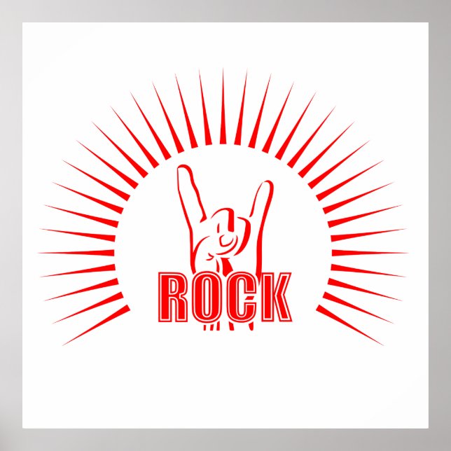 Poster Rock (Devant)