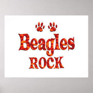 Poster Rock beagle