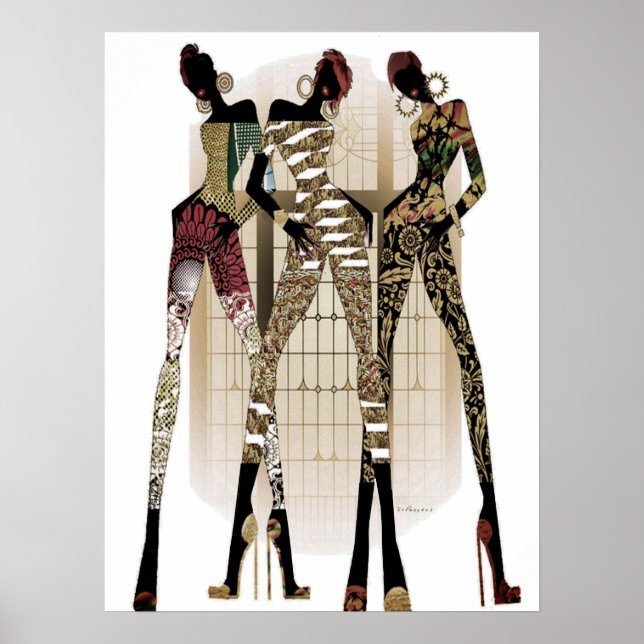 Poster Rock Black Girls (Devant)