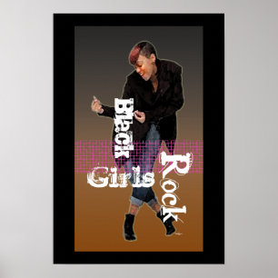 Poster Rock Black Girls
