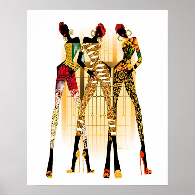 Poster Rock Black Girls (Devant)